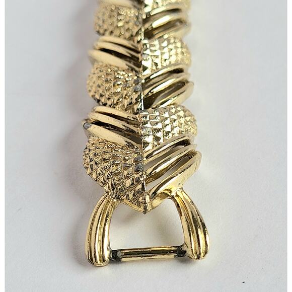 Pegasus Coro Bracelet Vintage Mid Century Modern MCM Gold - Picture 5 of 13